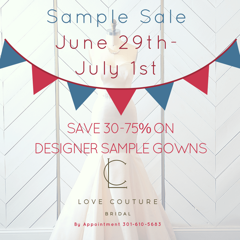 Sample Sale at Love Couture Bridal