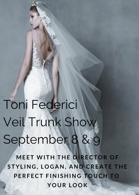 Toni Federici Veil Trunk Show at Love Couture Bridal
