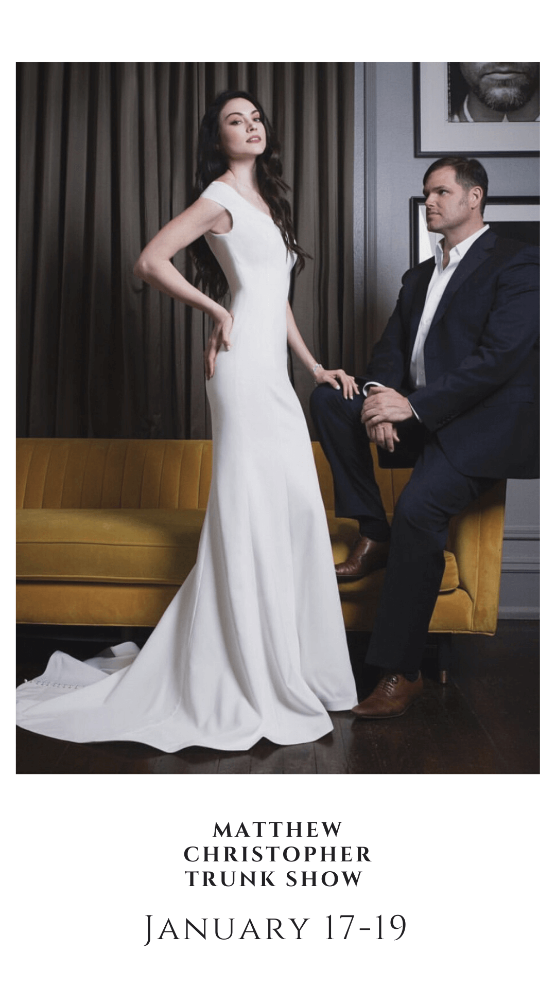Matthew Christopher Trunk Show at Love Couture Bridal